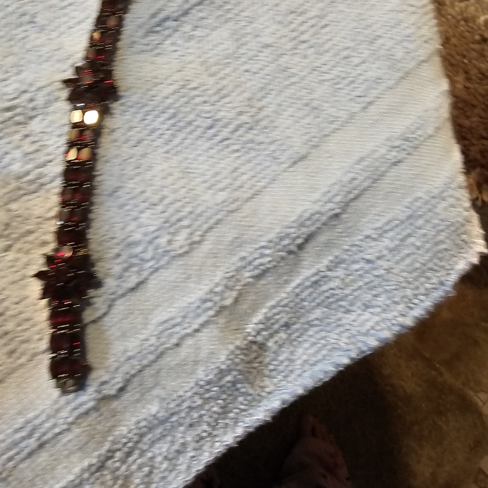 QVC Garnet and Silver Jewelry Set - Picture 6 of 7